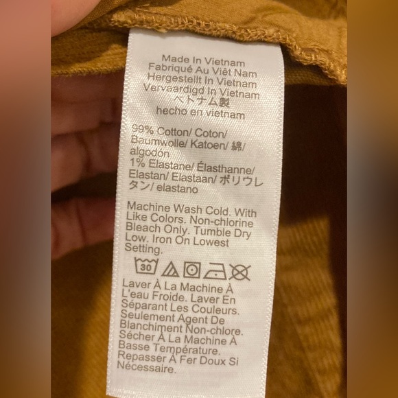 J.Crew Factory NWT Western Brandy Corduroy Shirt Jacket WM Size L Stretch - Picture 11 of 14